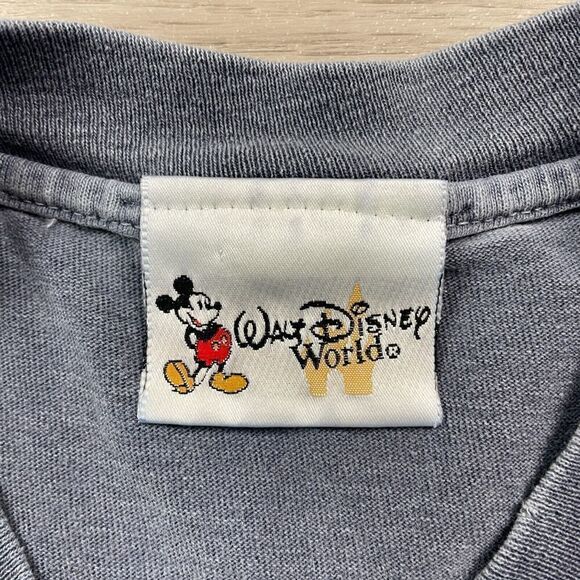 Vintage Shirt Mens Medium Blue Mickey Mouse Disneyworld 2000 Cartoon - Picture 4 of 10